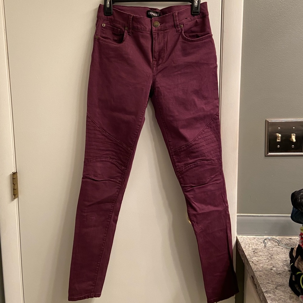 Express moto style jeggings